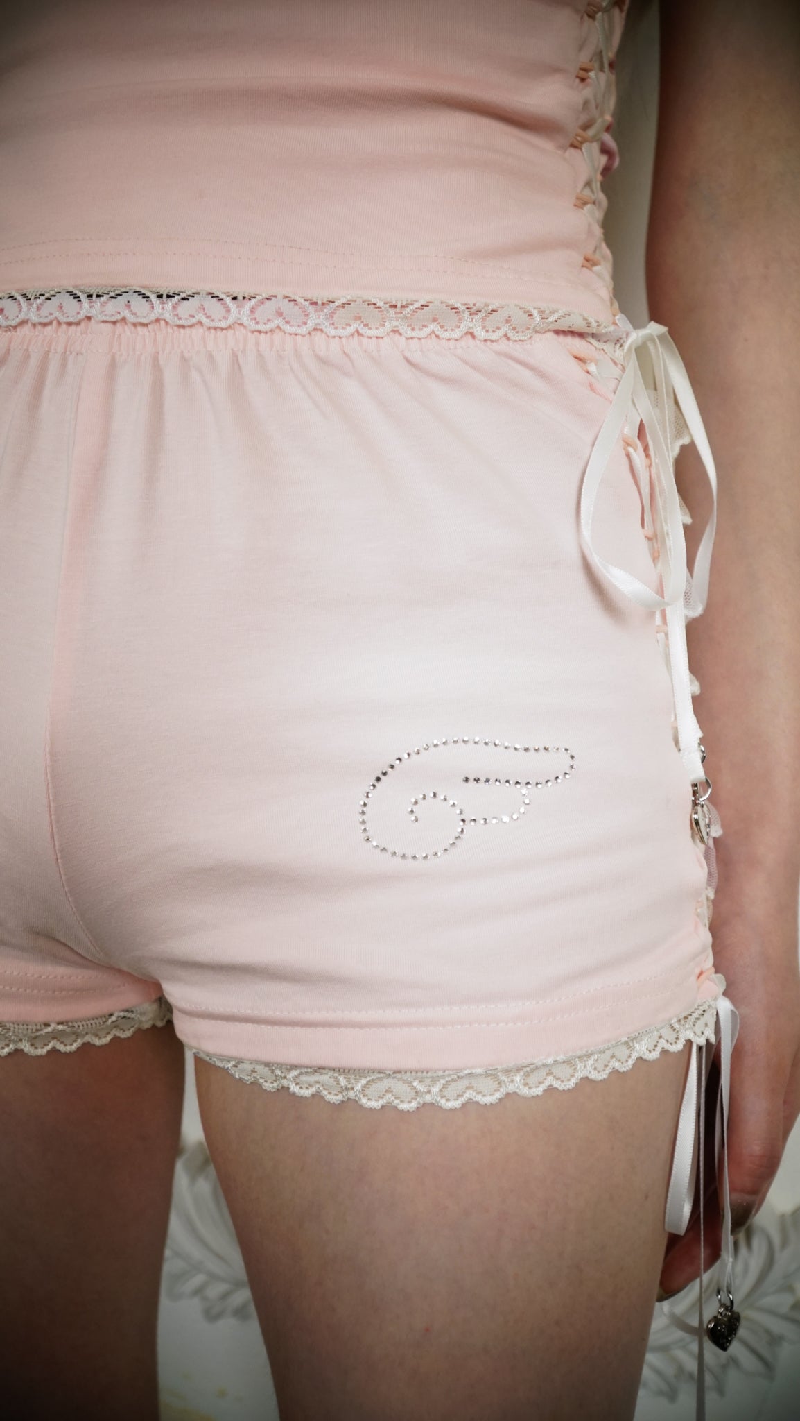 ˚₊‧꒰ა angelic lace shorts ໒꒱ ‧₊˚
