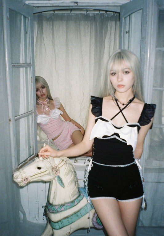 ˚₊‧𓆩 devil ribbon camisole 𓆪 ‧₊˚