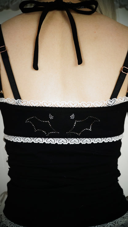 ˚₊‧𓆩 devil ribbon camisole 𓆪 ‧₊˚