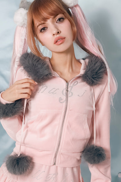 ♫⋆｡♪popstar velour top  ₊˚♬ ﾟ. available from February 3rd!