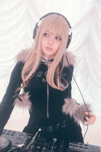 ♫⋆｡♪ rockstar velour top ₊˚♬ ﾟ. available from February 3rd!