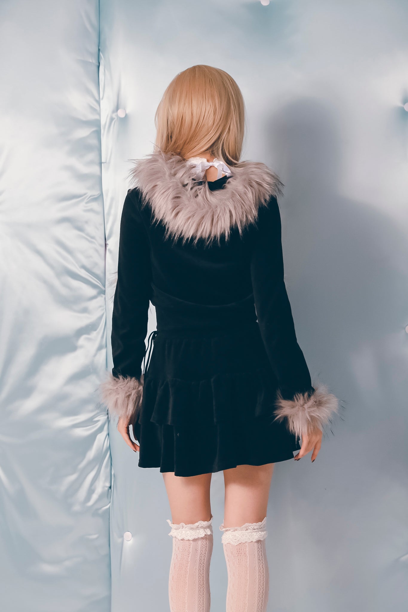 ♫⋆｡♪ rockstar velour skirt ₊˚♬ ﾟ. available from February 3rd!